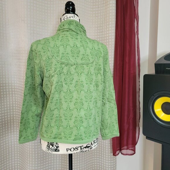 Charter Club Petite Green Zip Up Jacket - Size M - Picture 4 of 12